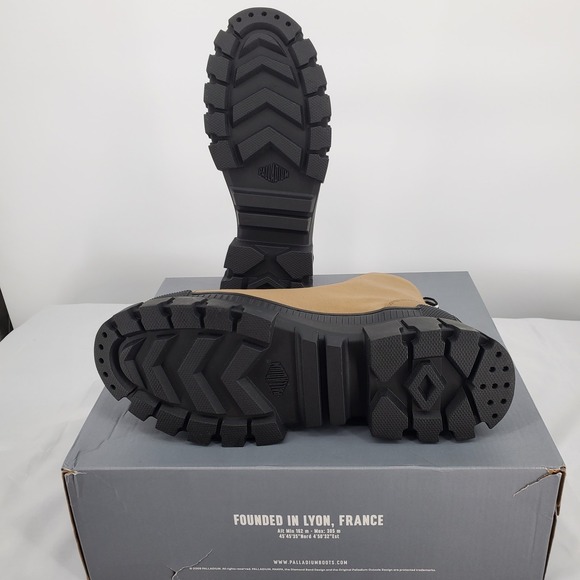 Palladium Revolt HI TX Platform Boots‎ Olive 97242-307-M Womens 7 New - Picture 5 of 10